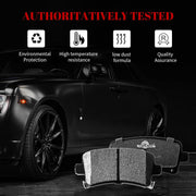 Front and Rear Ceramic Disc Brake Pads Set Replacement for 2011 Saab 9-5 2010 Buick Allure 2010-2016 Buick Lacrosse 2011-2017 Buick Regal 2014-2020 Chevy Impala 2013-2015 Malibu
