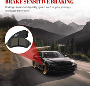 Front and Rear Ceramic Disc Brake Pads Set Replacement for Toyota Highlander 2004 2005 2006 2007