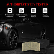 Ceramic Disc Brake Pads Set Front and Rear Replacement for Ford Mustang 2011 2012 2013 2014