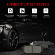 Ceramic Disc Brake Pads Set Front and Rear Replacement for Scion Fr-S Brz 2013 2014 2015 2016, for Toyota 86 2017-2018/6 2019 Base, Gt/ 86 2020 Base, Gt, Not for Brembo Brakes