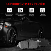 Ceramic Disc Brake Pads Set Front and Rear Replacement for Land Rover LR3 2005-2009/ Rover Range Rover 2006 2007 2008 2009 V8 4.4L/ Rover Range Rover Sport 2006-2009 V8 4.4L