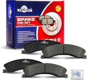 Ceramic Disc Brake Pads Set Front or Rear for Chevy Express 3500 4500/ Silverado 3500 2500 Hd/Suburban 3500 Hd, for Gmc Savana 3500 4500/ Sierra 2500 3500 Hd, for Nissan Nv1500 Nv2500 Nv3500 Titan Xd