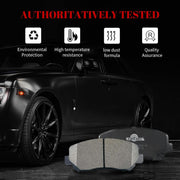 Ceramic Disc Brake Pads Set Front and Rear Replacement for Mazda Cx-5 2013-2014 / Cx-5 2015 With Manual Parking Brake
