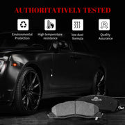 Ceramic Disc Brake Pads Set Front and Rear Replacement for Ram 1500 2012 Tradesman Hd, for Ram 2500/3500 2011 2012 2013 2014 2015 2016 2017 2018, for Dodge Ram 2500/3500 2009-2010