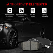 Ceramic Disc Brake Pads Set Front and Rear for Honda Civic 2006-2011/ S2000 2000 - 2009, for Acura Csx 2007-2010/ Rsx 2002-2006