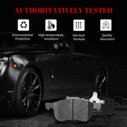 Front and Rear Ceramic Disc Brake Pads Set Replacement for VOLVO S80 1999 2020-2006 /V70 2001-2007 /S60 2001 2002 2003 2004 2005 2006 2007 2008 2009