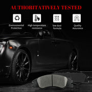 Front and Rear Ceramic Disc Brake Pads Set Replacement for Kia Spectra/Spectra5 2005 2006 2007 2008 2009, Spectra 2.0L 2004