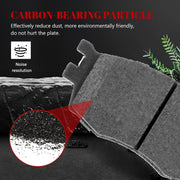 Ceramic Disc Brake Pads Set Front and Rear Replacement for Hyundai Accent 2011