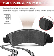 Front and Rear Ceramic Disc Brake Pads Set Replacement for 2008 2009 2010 2011 2012 2013 2014 Gmc Yukon Xl 1500, Chevry Suburban 1500 Avalanche, Cadillac Escalade Esv/Ext