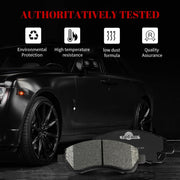 Front and Rear Ceramic Disc Brake Pads Set Replacement for Subaru Impreza 1999 2000 2001 with 2.2L 4 Wheel Disc Brakes
