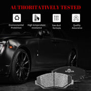 Ceramic Disc Brake Pads Set Front and Rear Replacement for Honda Accord 2003 2004 2005 2006 2007 4 Cylinder with 4-Wheel Disc Brakes