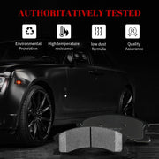 Ceramic Disc Brake Pads Set Front and Rear Replacement for Jeep Grand Cherokee 1999 2000 2001 2002 2003 2004