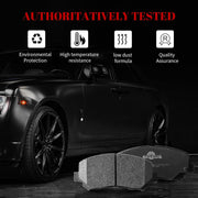 Front and Rear Ceramic Disc Brake Pads Set Replacement for Dodge Dart 2013 2014 2015 2016