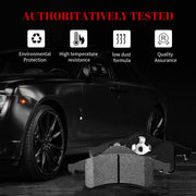 Front and Rear Ceramic Disc Brake Pads Set Replacement for 1999 2000 2001 2002 Jeep Grand Cherokee w/Ate/Teves Calipers