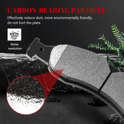 Ceramic Disc Brake Pads Set Front and Rear Replacement for Ford Expedition 2007-2009, for Lincoln Navigator 2007 2008 2009