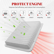 Engine Air Filter Automotive for My Car for Toyota Tacoma 2005 2006 2007 2008 2009 2010 2011 2012 2013 2014 2015 2016 2017 2018 2019 2020 2021 2022 L4 2.7L
