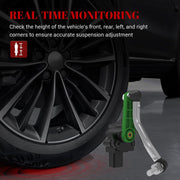 Air Suspension Front Left Height Sensors, Ride Headlight Level Sensor for Audi A4 Quattro 2009-2016/ A5 2008-2016/ A5 Quattro S5 2008-2017/ S4 2010 2011 2012 2013 2014 2015 2016 Parts# 8K0941285H