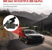 Front and Rear Ceramic Disc Brake Pads Set for BMW 318I/ 318IS/ 318TI/ 320I/ 323CI/ 323I/ 323IS/ 325CI/ 325I/ 325XI/ 328CI/ 328I/ 328IS/ Z4