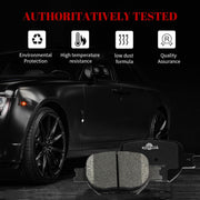 Front and Rear Ceramic Disc Brake Pads Set Replacement for Toyota Celica Gts 2000 2001 2002 2003 2004 2005 (Rear Disc Models Only)
