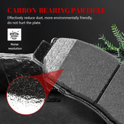 Ceramic Disc Brake Pads Set Front and Rear Replacement for Acura Tsx 2009 2010 2011 2012 2013 2014, Honda Accord 2008-2012 Ex/Ex-L