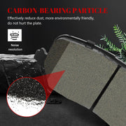 Ceramic Disc Brake Pads Set Front and Rear Replacement for Honda Passport 2019 2020 2021 2022 2023 2024