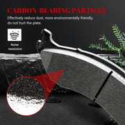 Front and Rear Ceramic Disc Brake Pads Set Replacement for Jeep Tj 2003-2006 Wrangler 2003 2004 2005 2006