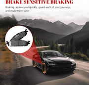 Front and Rear Ceramic Disc Brake Pads Set Replacement for 2013 Jx35 2014 2015 2016 2017 2018 2019 Qx60 2015-2020 Mura-no 2013-2019 Pathfinder