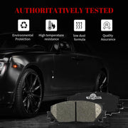 Ceramic Disc Brake Pads Set Front and Rear for Lexus Ct200H 2011 2012 2013 2014 2015 2016 2017, for Toyota Corolla 2020 2021 2022/ Prius Plug-In 2012-2013/ Prius Prime 2017 2018 2019