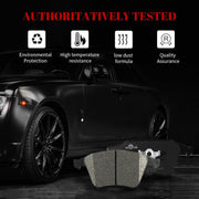 Front and Rear Ceramic Disc Brake Pads Set Replacement for Audi A4/A4 Quattro/A6 Quattro 2005-2009, A6 2006 2007 2008 2009 2011