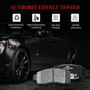 Front and Rear Ceramic Disc Brake Pads Set Replacement for 2013 2014 2015 2016 2017 2018 2019 2020 2021 2022 2023 Altima 2014-2017 Leaf