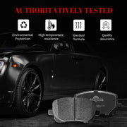 Front and Rear Ceramic Disc Brake Pads Set Replacement for Pontiac Vibe 2003 2004 2005 2006 Gt, for Toyota Corolla 2005-2006 Xrs/Matrix 2003-2006 Xrs/Matrix 2007 Xr