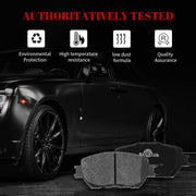 Front and Rear Ceramic Disc Brake Pads Set Replacement for Toyota Camry 2002 2003 2004 2005 2006
