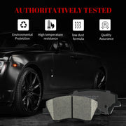 Ceramic Disc Brake Pads Set Front and Rear Replacement for Hyundai Elantra 2017 2018 2019 2020 2.0L Engine