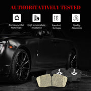 Front and Rear Ceramic Disc Brake Pads Set Replacement for Dodge Durango 2011-2017, for Jeep Grand Cherokee 2011 2012 2013 2014 2015 2016 2017(V8 5.7L Only with Heavy Duty Brakes)