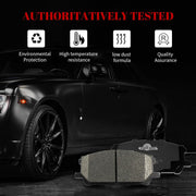 Front and Rear Ceramic Disc Brake Pads Set Replacement for Lex-us Rx330 2004-2006 Rx350 2007-2009 Rx400H 2006-2008, for Toyo-ta Highlander 2006-2007 Hybrid/Hybrid Limited