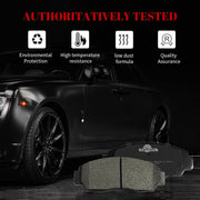 Front and Rear Ceramic Disc Brake Pads Set Replacement for 2004 2005 2006 2007 2008 Acu-ra Tl Fits Automatic Transmission