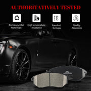 Ceramic Disc Brake Pads Set Front and Rear Replacement for Subaru Wrx 2015 2016 2017 2018 2019 2020 2021