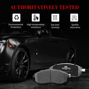 Front and Rear Ceramic Disc Brake Pads Set Replacement for infiniti g35 2003-2005, for nissan 350z 2003-2005 altima 2002 2003 2004 2005 2006