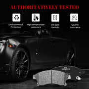 Front and Rear Ceramic Disc Brake Pads Set Replacement for Buick Verano 2012-2013,for Chevy Sonic Cruze 2013-2017/ Limited 2016/ Cruze 2011-2013/ Cruze Gas/Flex Engine 2014-2015