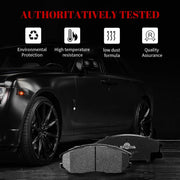 Ceramic Disc Brake Pads Set Front and Rear Replacement for Kia Sorento 2003 2004 2005 2006 2007 2008 2009
