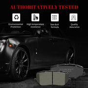 Ceramic Disc Brake Pads Set Front and Rear Replacement for Honda Passport 2019 2020 2021 2022 2023 2024