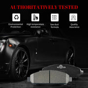 Ceramic Disc Brake Pads Set Front and Rear Replacement for Toyota Venza 2009 2010 2011 2012 2013 2014 2015 2016