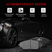 Ceramic Disc Brake Pads Set Front and Rear Replacement for Mazda Cx-3 2019 2020 2021 2022
