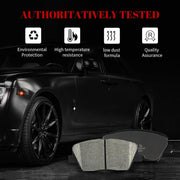 Ceramic Disc Brake Pads Set Front and Rear Replacement for Hyundai Santa Fe 2010-2012, for Kia Sorento 2011 2012 2013 2014