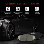 Front and Rear Ceramic Disc Brake Pads Set Replacement for Pontiac Vibe 2009-2010, for Toyota Matrix 2009-2012/ Rav4 2006 2007 2008 2009 2010 2011 2012 2013 2014 2015 2016