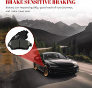 Front and Rear Ceramic Disc Brake Pads Set Replacement for Lexus Es300 1992 1993 1994 1995 1996,for Toyota Camry 1992-1996 3.0L, Celica 1998-1999, Celica Gt 1994-1997