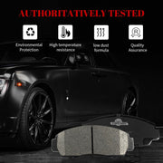 Front and Rear Ceramic Disc Brake Pads Set Replacement for 2009 2010 2011 2012 2013 2014 Tsx 2008-2010 Accord Ex/Ex-L, 2011 Accord Ex 2012 Accord Ex/Ex-L/HFP