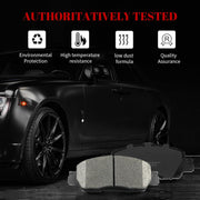 Ceramic Disc Brake Pads Set Front and Rear Replacement for Honda Accord 2016-2017 Lx-S