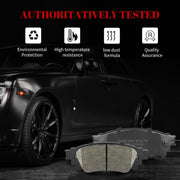 Ceramic Disc Brake Pads Set Front and Rear Replacement for Toyota Rav4 2019 2020 2021 2022 2023/ Corolla Cross 2022-2023/ Venza 2021-2023/ Avalon 2019 2022