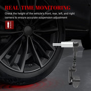 Air Suspension Front Left Height Sensors, Ride Headlight Level Sensor for Audi A6 A7 Quattro 2012-2018/ S6 S7 2013 2014 2015 2016 2017 2018/ RS7 2014-2018 Parts# 4H0941285H